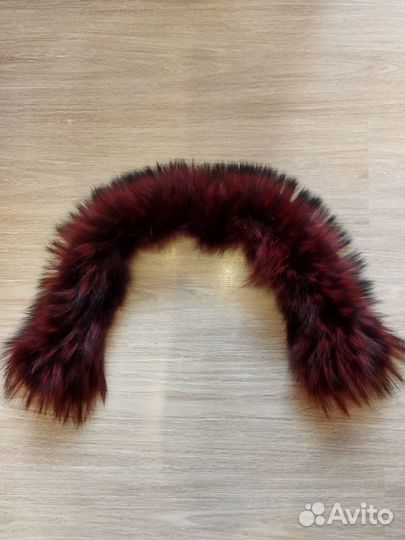 Воротник меховой опушка песец 75 см новый