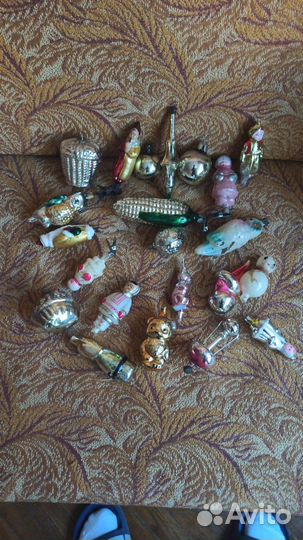 Набор ёлочных игрушек СССР