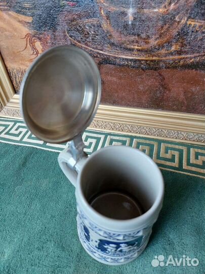 Винтажная Кружка пивная stoneware