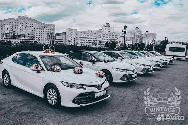 Машины на свадьбу. Toyota Camry. Трансфер