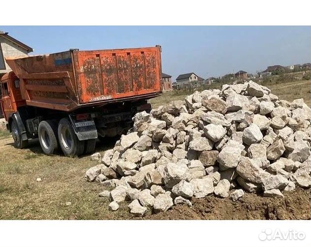 Щебенчатый окол/Щебень -Доставка с карьера