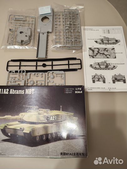 Сборные модели 1:72 3шт Абрамс/ Scud B/ IS-3
