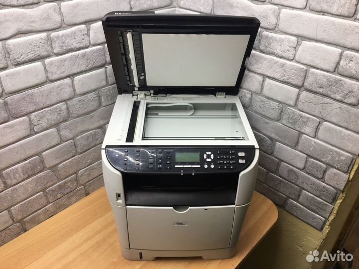 Лазерное мфу Ricoh SP3500sf Новый картридж