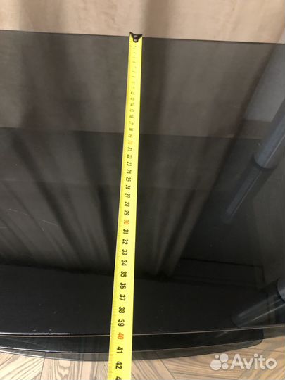 Стеклянная тумба под тв