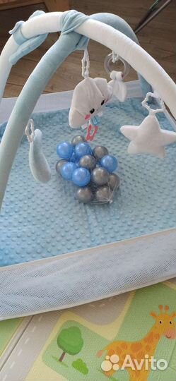 Развивающий коврик манеж сухой бассейн