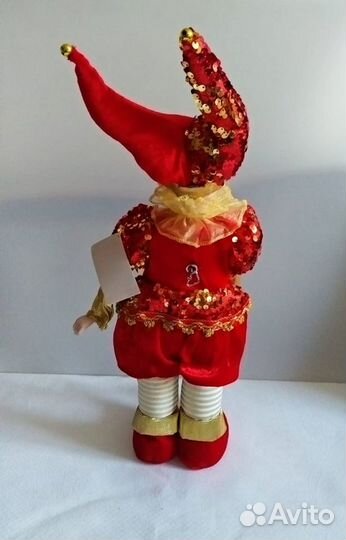 Королевский шут в красном камзоле(43см)