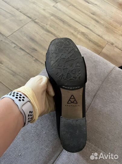 Туфли женские 38 размер натуральная кожа черные