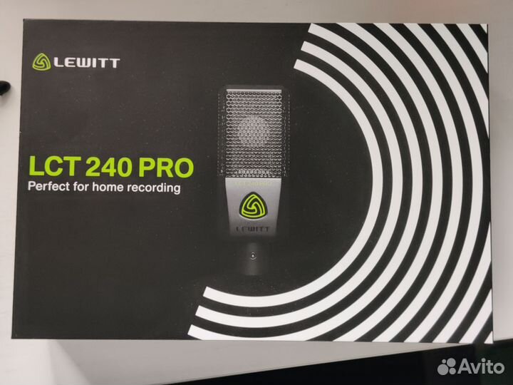 Микрофон студийный Lewitt LCT240PRO Black, новый