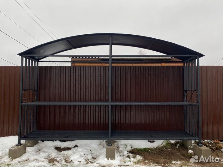 Мангал с печью под казан