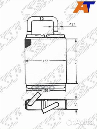 Радиатор отопителя салона mazda MPV LV# 90-99 S