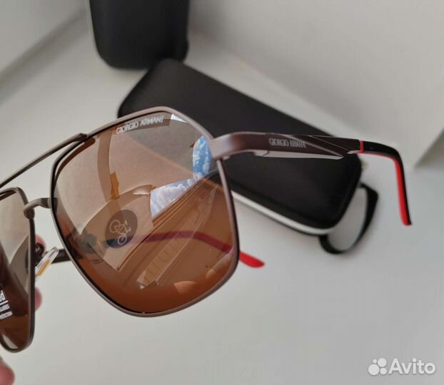 Солнцезащитные очки мужские armani