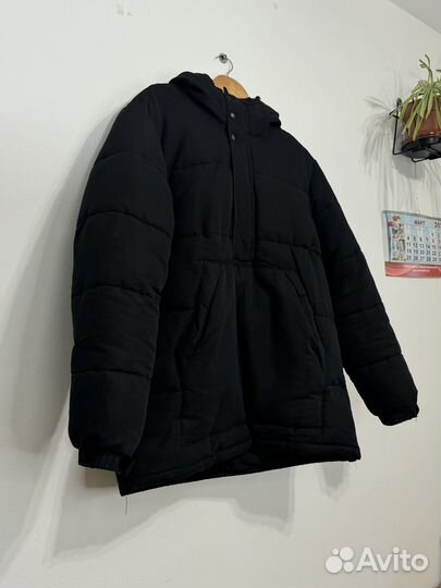 Мужской анорак Pull&Bear черный - L