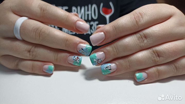 Маникюр гель лак