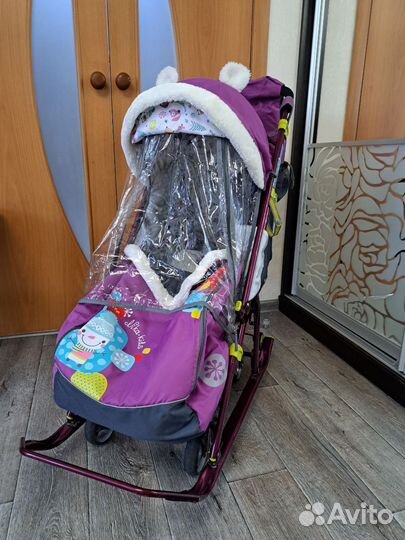 Санки коляска ника