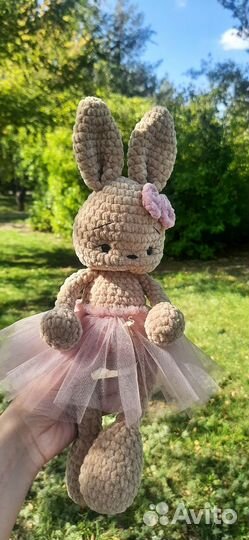 Вязаный зайка