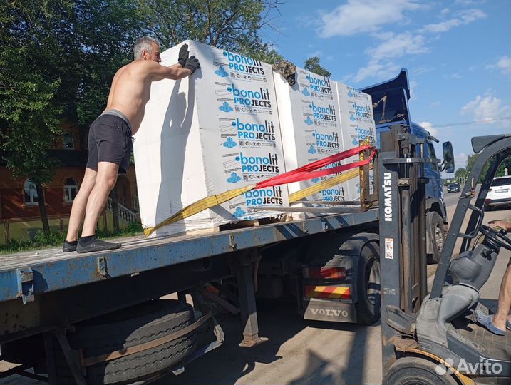 Газобетонные блоки с завода Бонолит