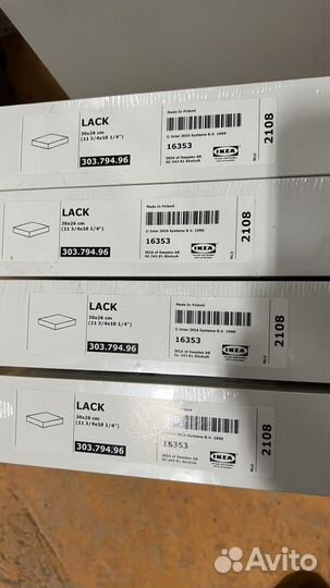 Полка IKEA lack лакк