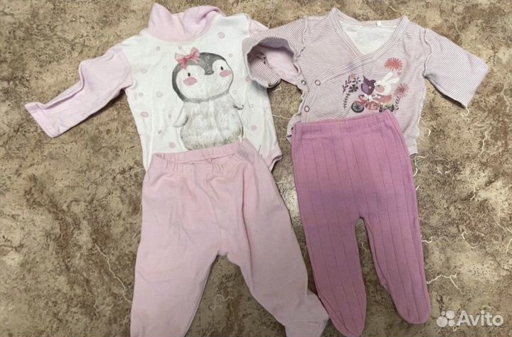 Вещи пакетом на девочку 56-62