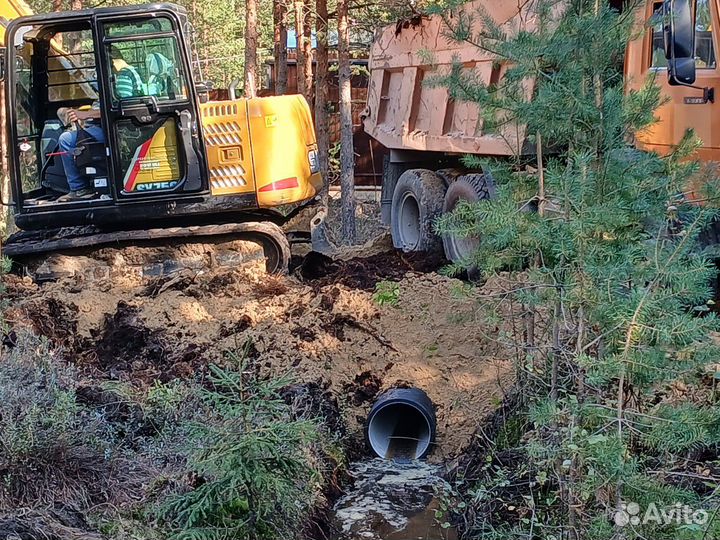 Въездная группа, парковка, площадка