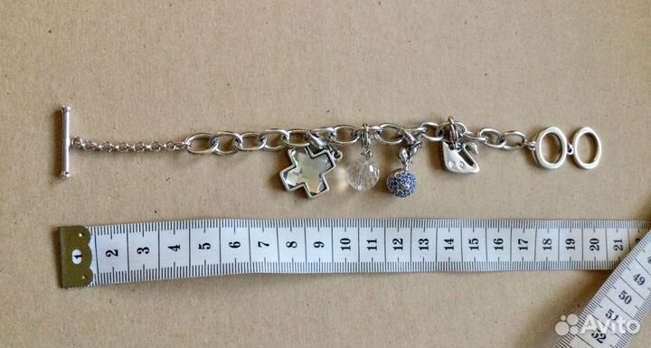 Swarovski Браслет базовый, с шармами, цепочка