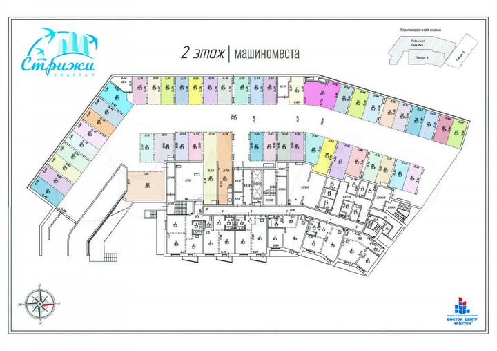 Машиноместо, 13 м²