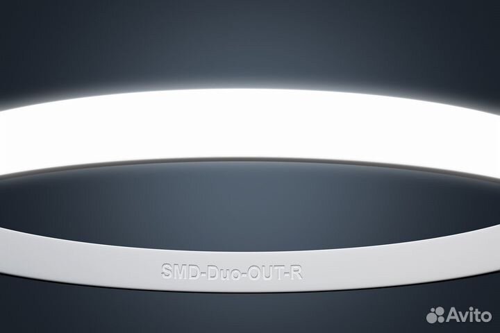 Светодиодная люстра внешнее свечение форма Кольцо