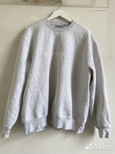Свитшот carhartt серый