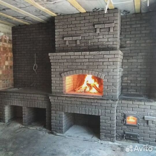 Барбекю комплекс с навесом