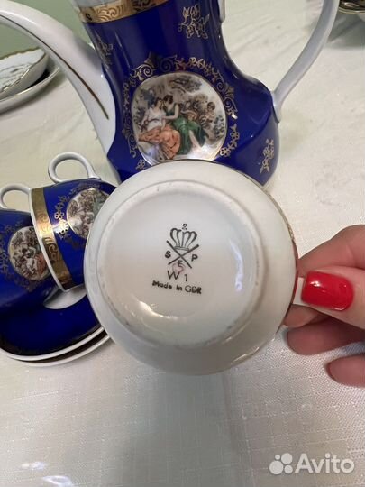 Кофейный сервиз мадонна гдр
