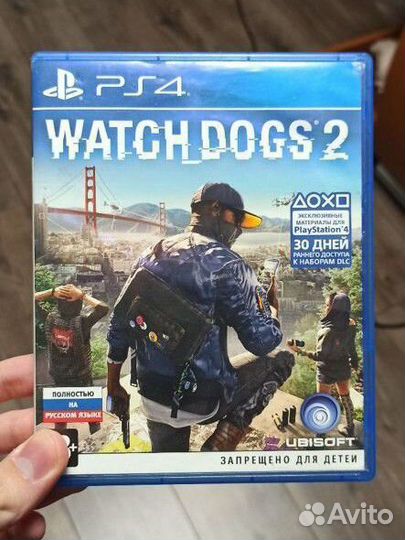 Watch Dogs 2 диск ps 4