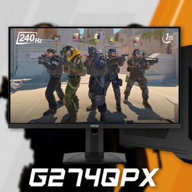 Кибер спортивный Монитор MSI G274QPX 27 240hz