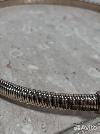 Женский металлический ремень змейка золотистого цв