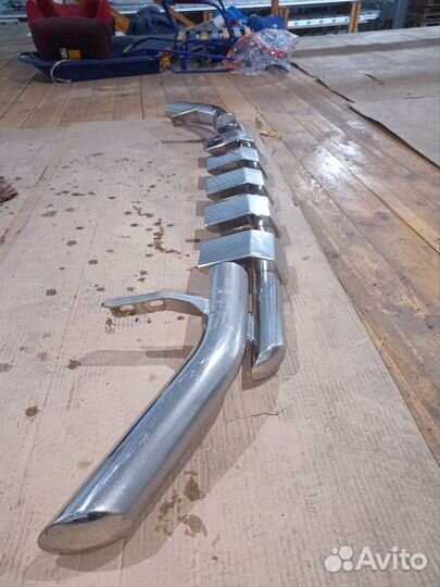 Защита бампера переднего Toyota Land Cruiser