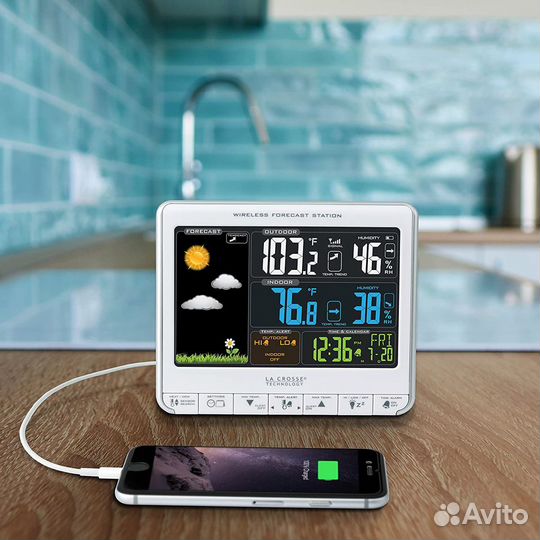 Новая USA La Crosse Technology 308-1412S Color LCD
