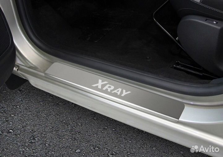 Накладки на пороги LADA (ваз) X-Ray 2015-2022