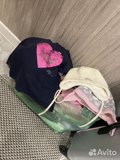 Детская одежда для девочек пакетом
