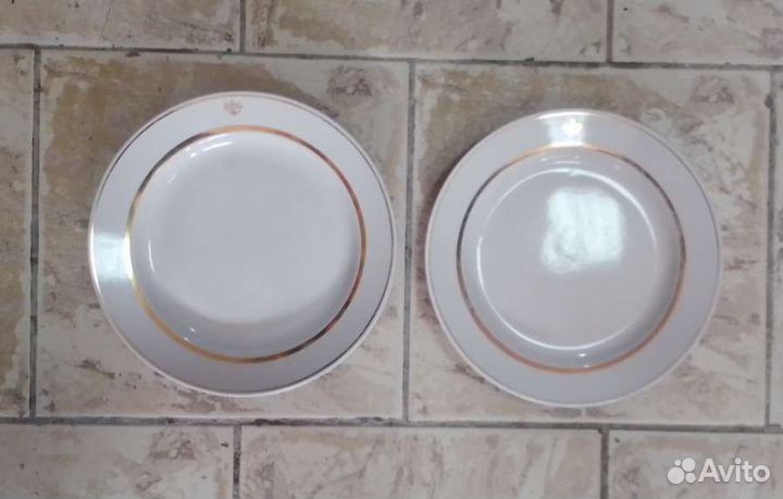 2е тарелки,плоские.вмф