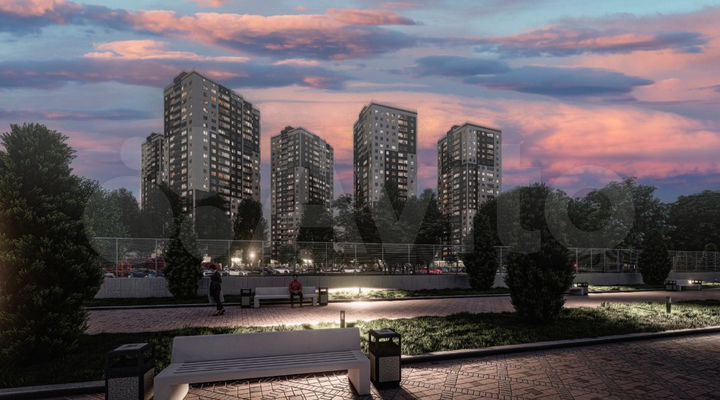 2-к. квартира, 56,9 м², 7/24 эт.