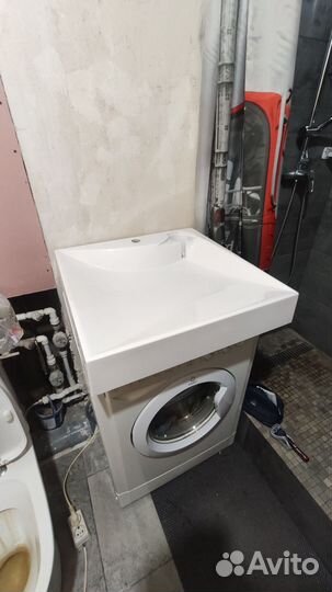 Раковина над стиральной машиной 60х60