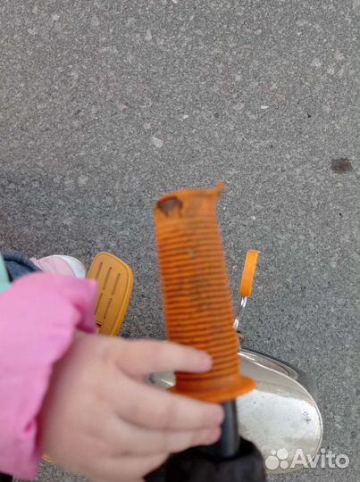 Велосипед коляска с ручкой