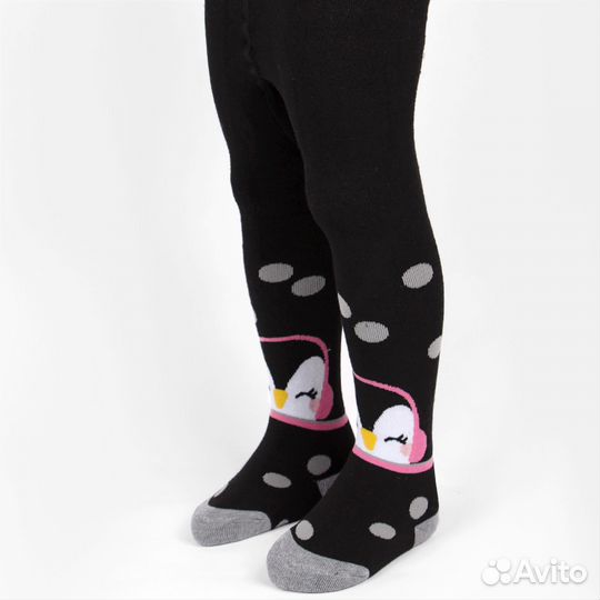 Новые теплые махровые колготки для девочек