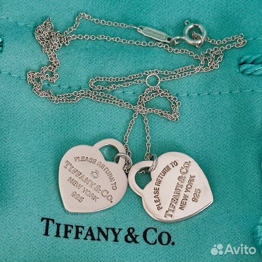 Tiffany Подвеска Сердце с бриллиантом Оригинал Нов