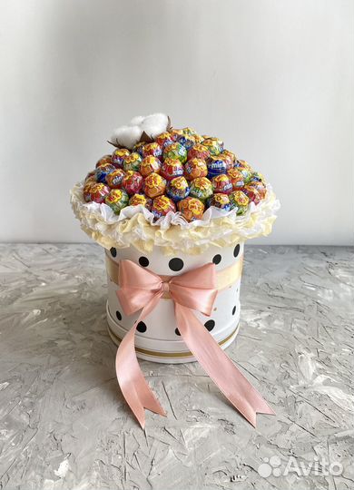 Сладкий букет из шоколадок