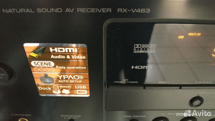 Ресивер yamaha rx v463+ акустика eltax