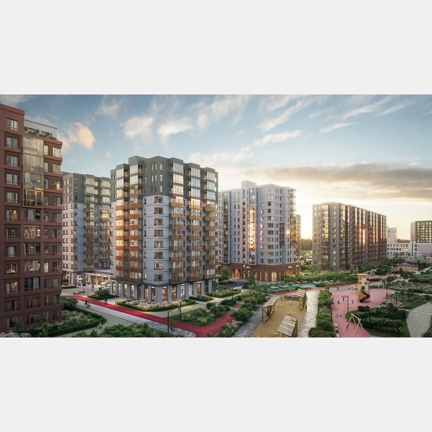 3-к. квартира, 68,1 м², 7/12 эт.