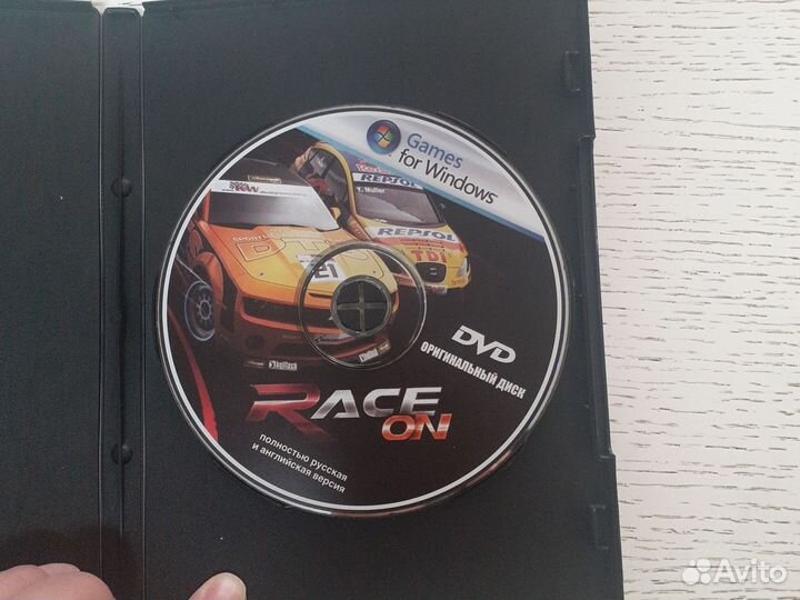 DVD диск с игрой Race on