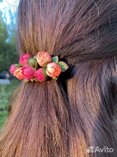 Заколка для волос ручная работа