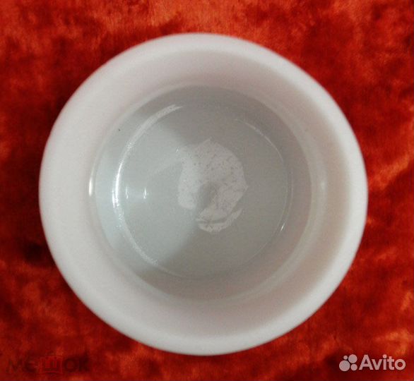 Ваза/Вазочка. Молочное стекло. Роспись СССР