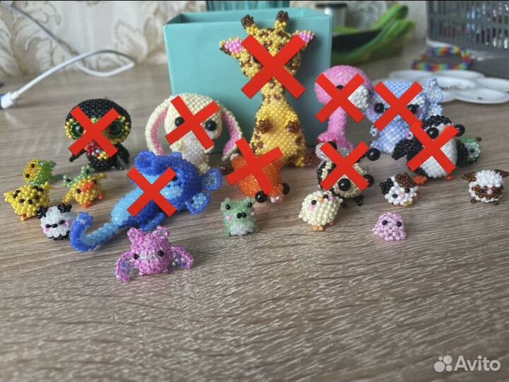 Амигруми из бисера