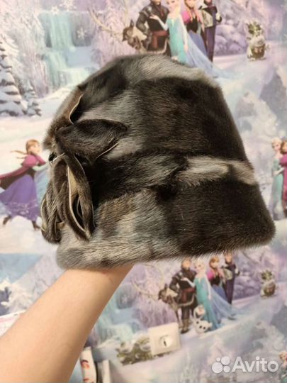 Шапка женская из нутрии